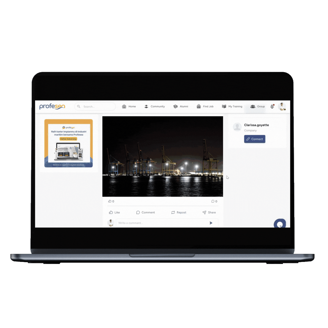 Profesea as Training Platform